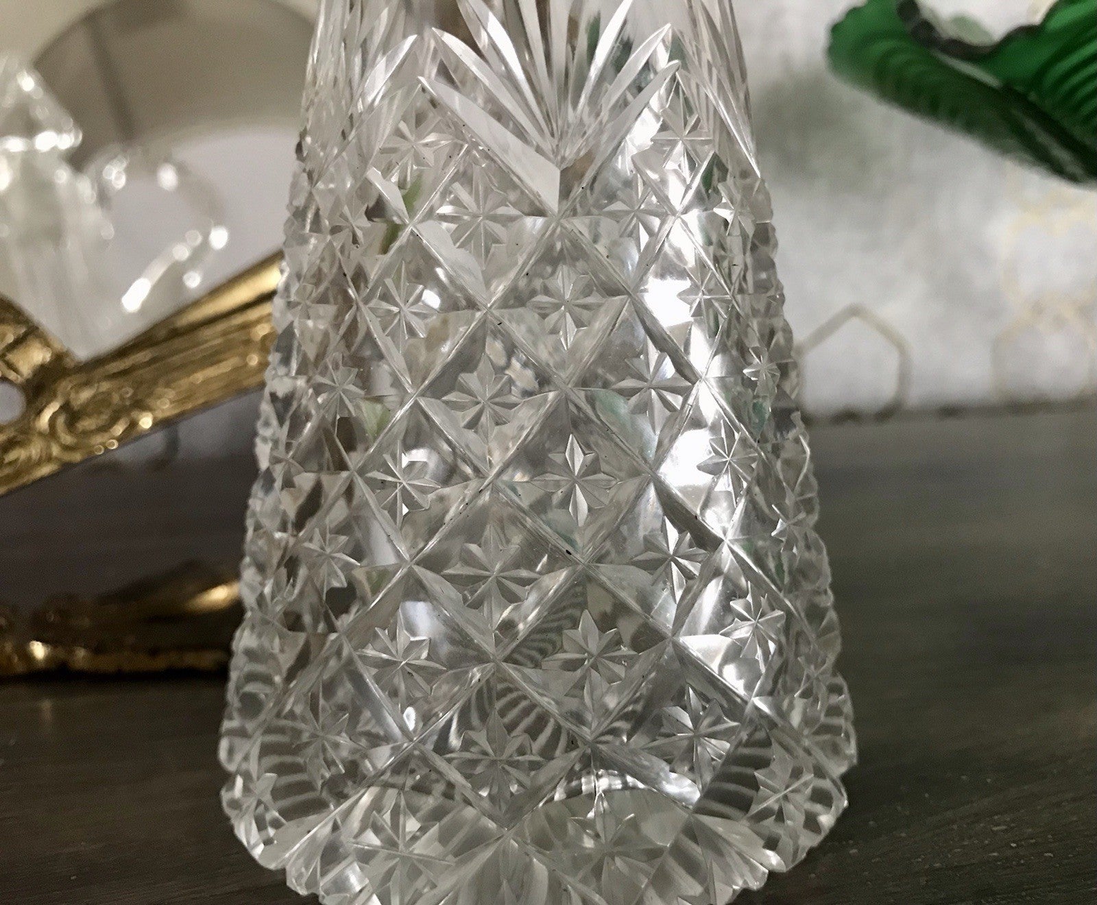 Antik Baccarat? Glaskaraffe Karaffe Kristallglas wundervoll Bleikristall Edel