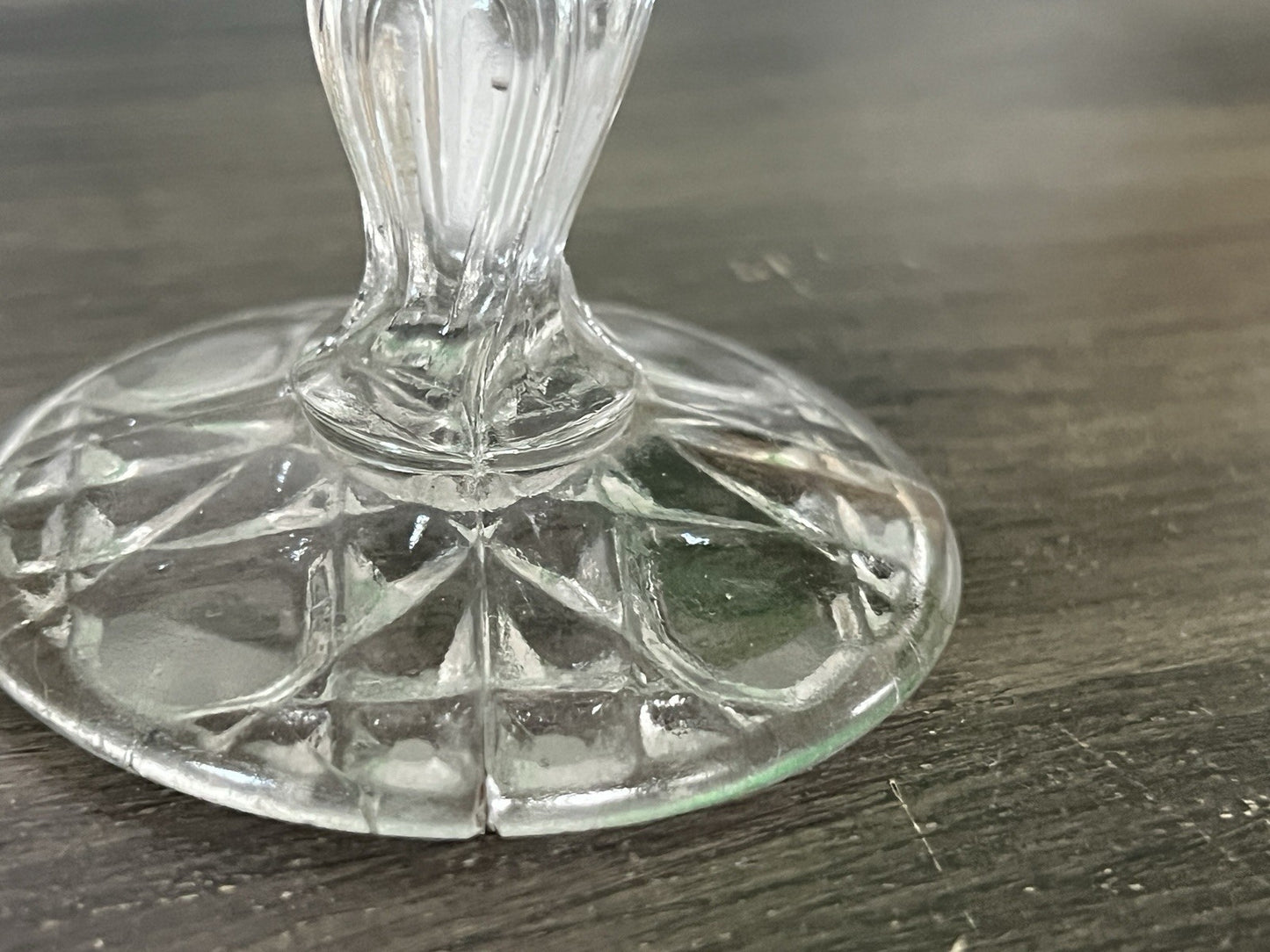 Antik Jugendstil Art Deco Pressglas Glas Fußschale Schale Zuckerschale