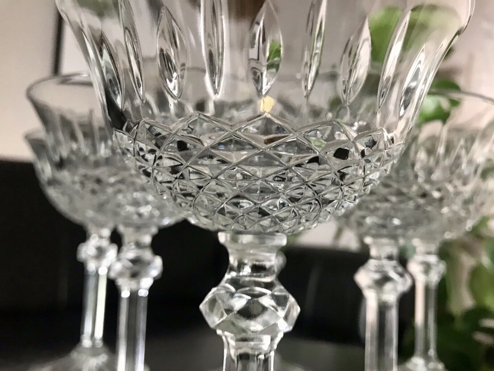 Vintage 6 Sekt Champagnerschalen Gläser Sektschalen Glas