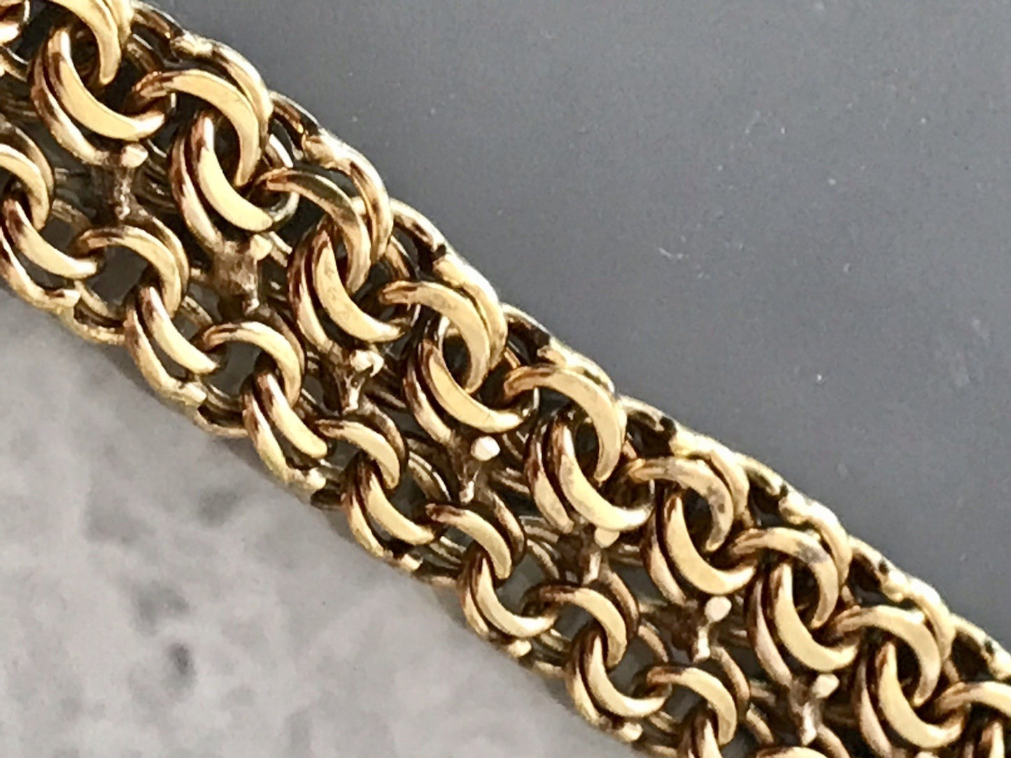 Vintage 60er FBM Collier Halskette Amerik. Doublè gold SCHÖN