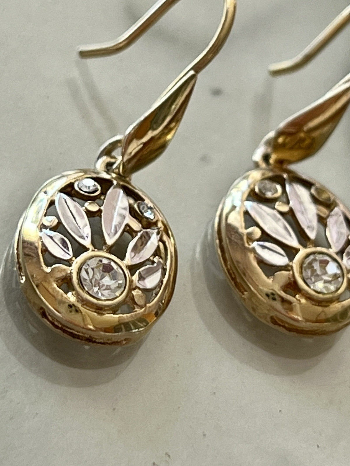 Ohrringe Ohrstecker DAMEN 925 Silber vergoldet gold Vintage Stil Edelsteine