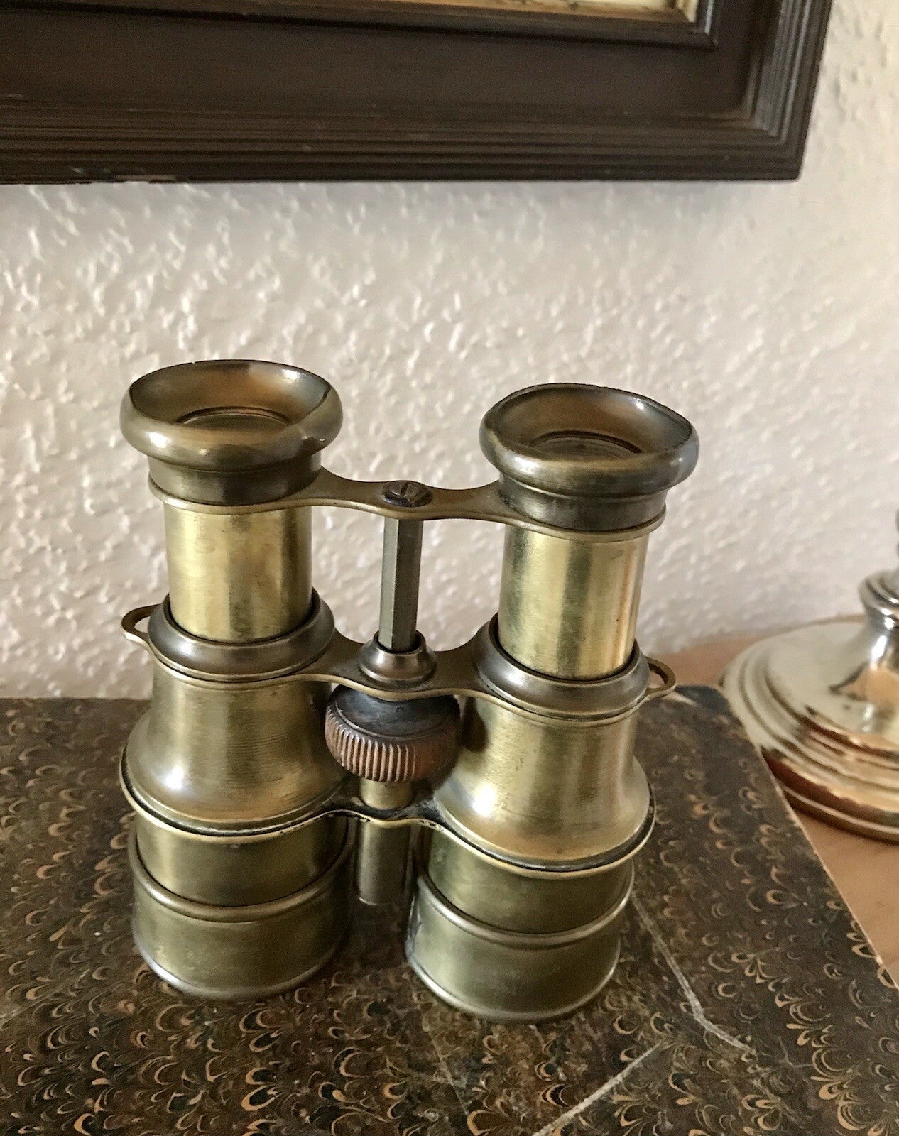 Antik Fernglas Opernglas Messing