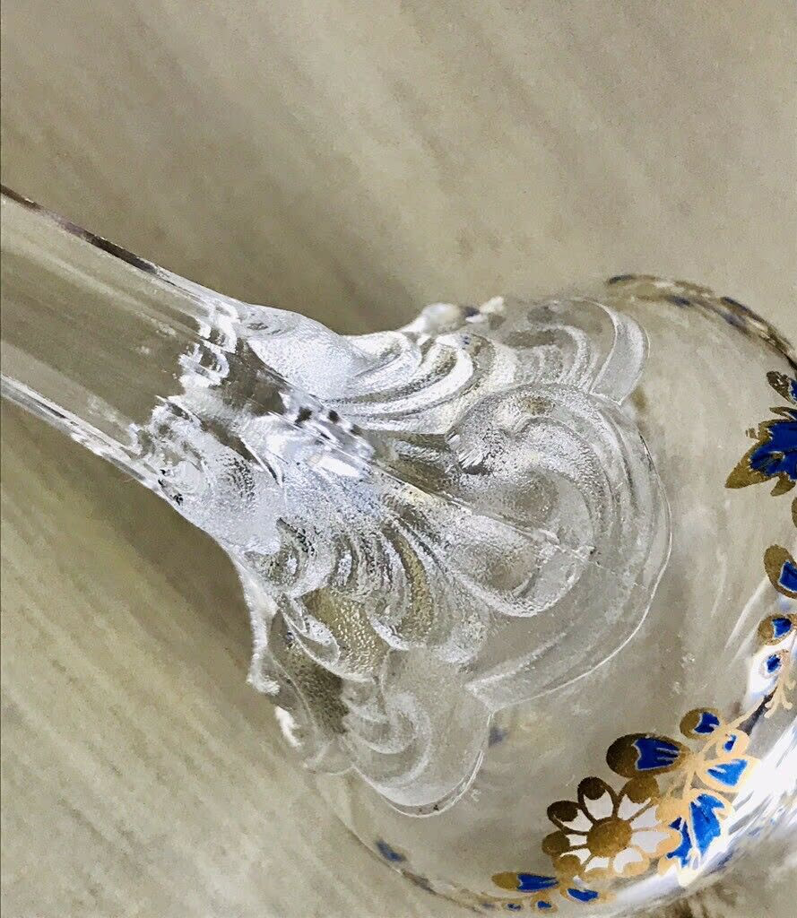 Glas Kerzenständer  Kerzenleuchter Rosenthal Classic Rose