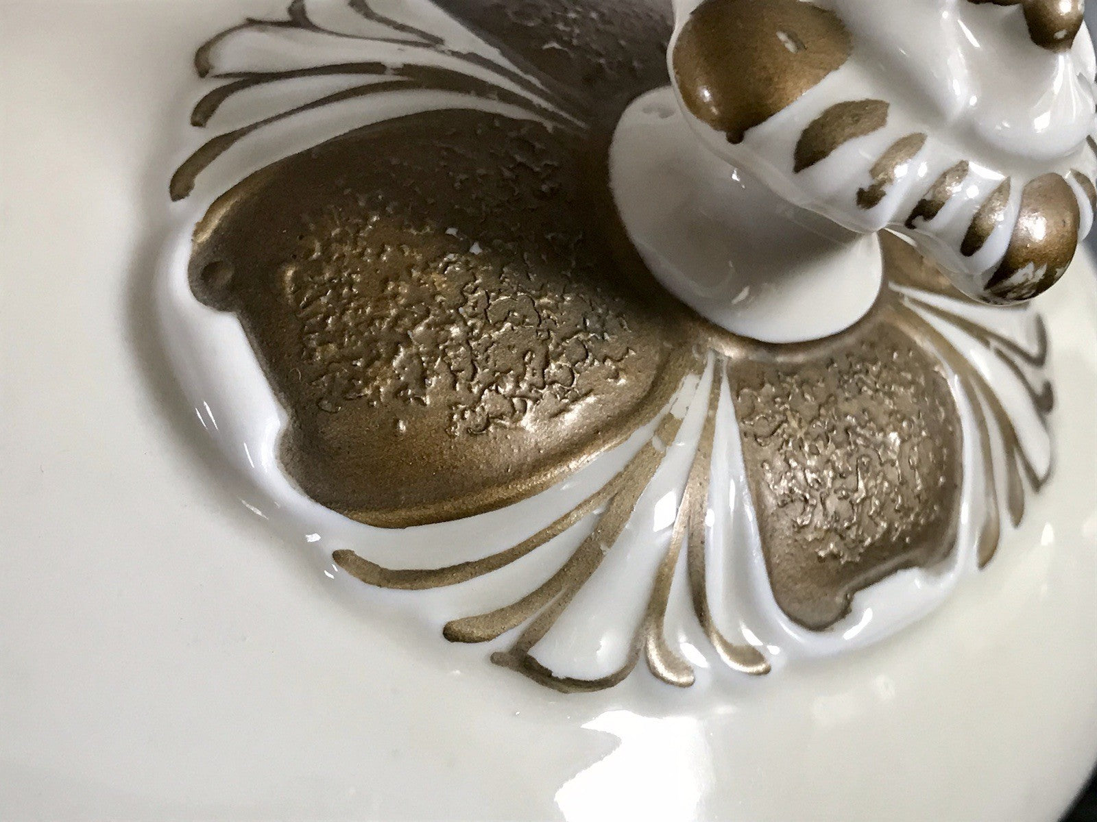 Antik Art Déco Porzellan Dose Deckeldose Schatulle Bonboniere Neu-Tettau 1930