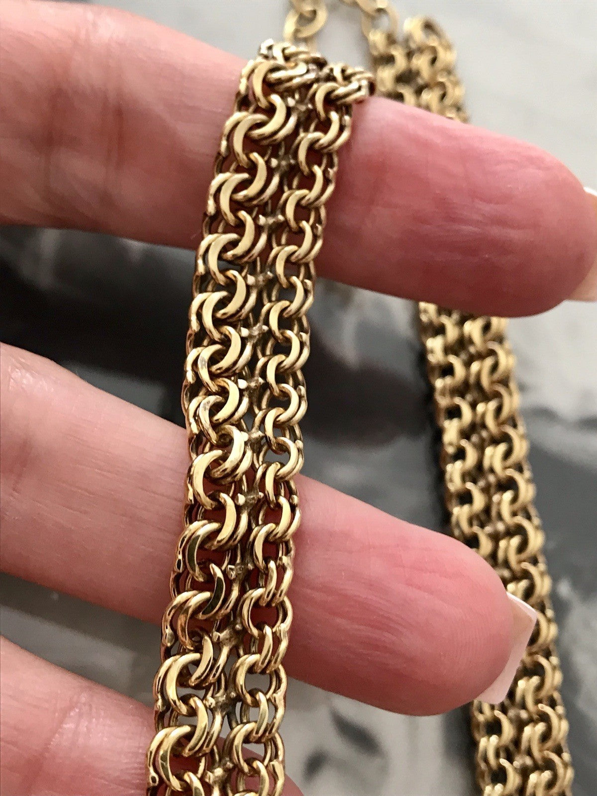 Vintage 60er FBM Collier Halskette Amerik. Doublè gold SCHÖN