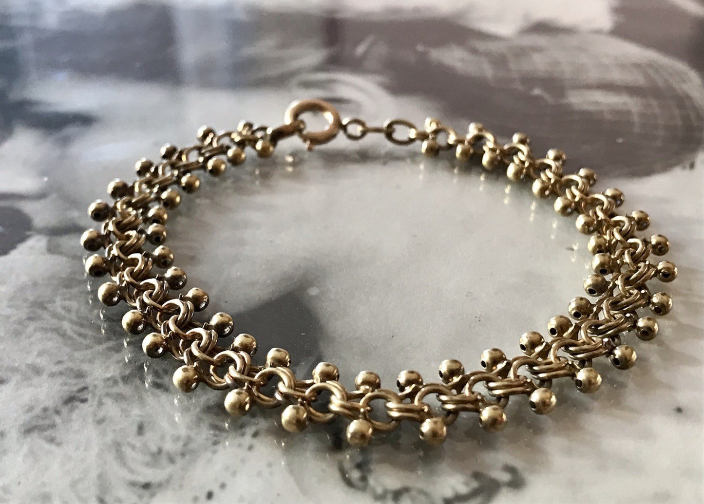 Vintage Armband vergoldet Amerik. Doublè  SCHÖN! FBM
