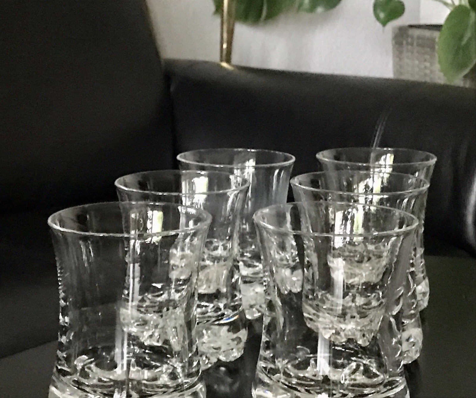 Vintage 6 Luigi Bormioli Light&Music Wasser Whisky? Gläser Kristallglas Glas