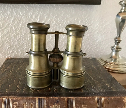 Antik Fernglas Opernglas Messing