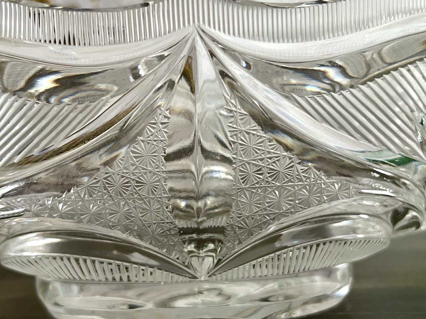 Vintage Sehr EDEL Bleikristall Schale Glasschale Jardiniere Kristallglas Glas
