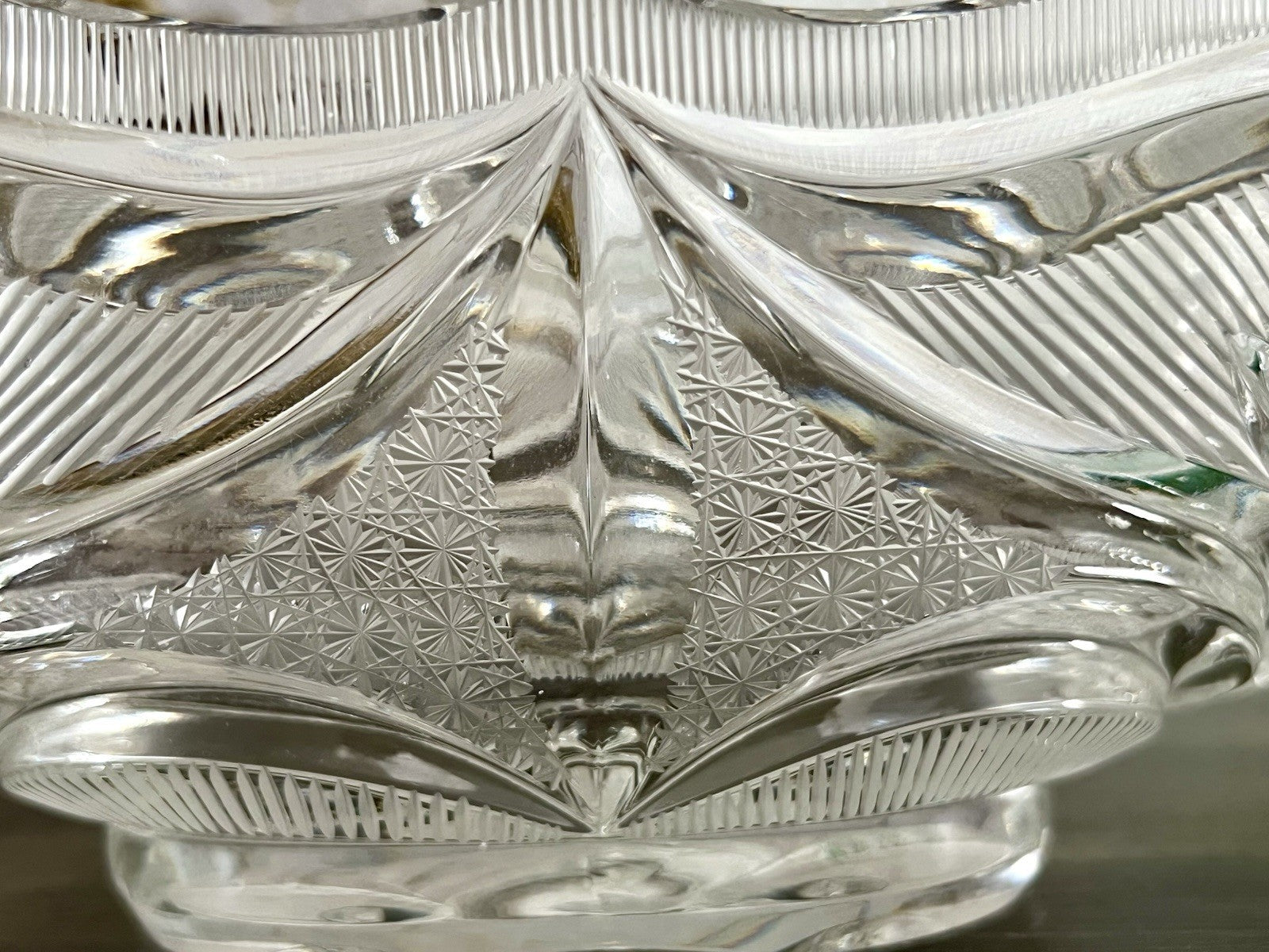 Vintage Sehr EDEL Bleikristall Schale Glasschale Jardiniere Kristallglas Glas