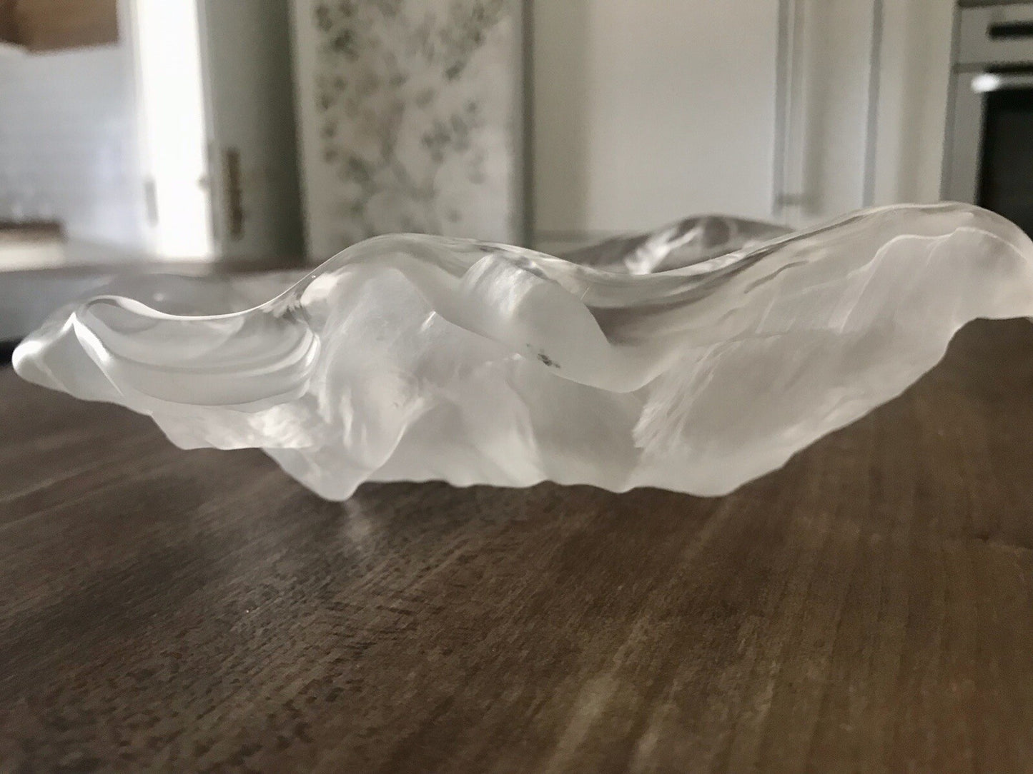 Edel 70‘s Vintage Designer Glas Schale Kristallglas Jolanda Prinsen Walther Glas