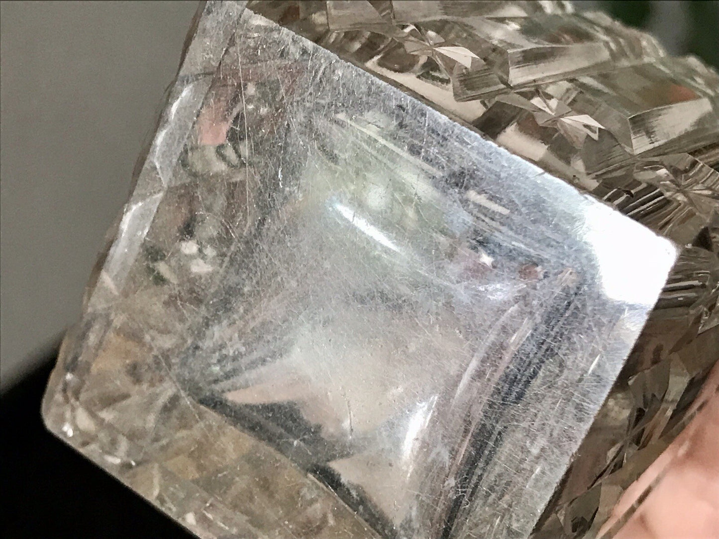 Antik Baccarat? SEHR EDEL 1 Flakon kleine Karaffe Bleikristall Schliff