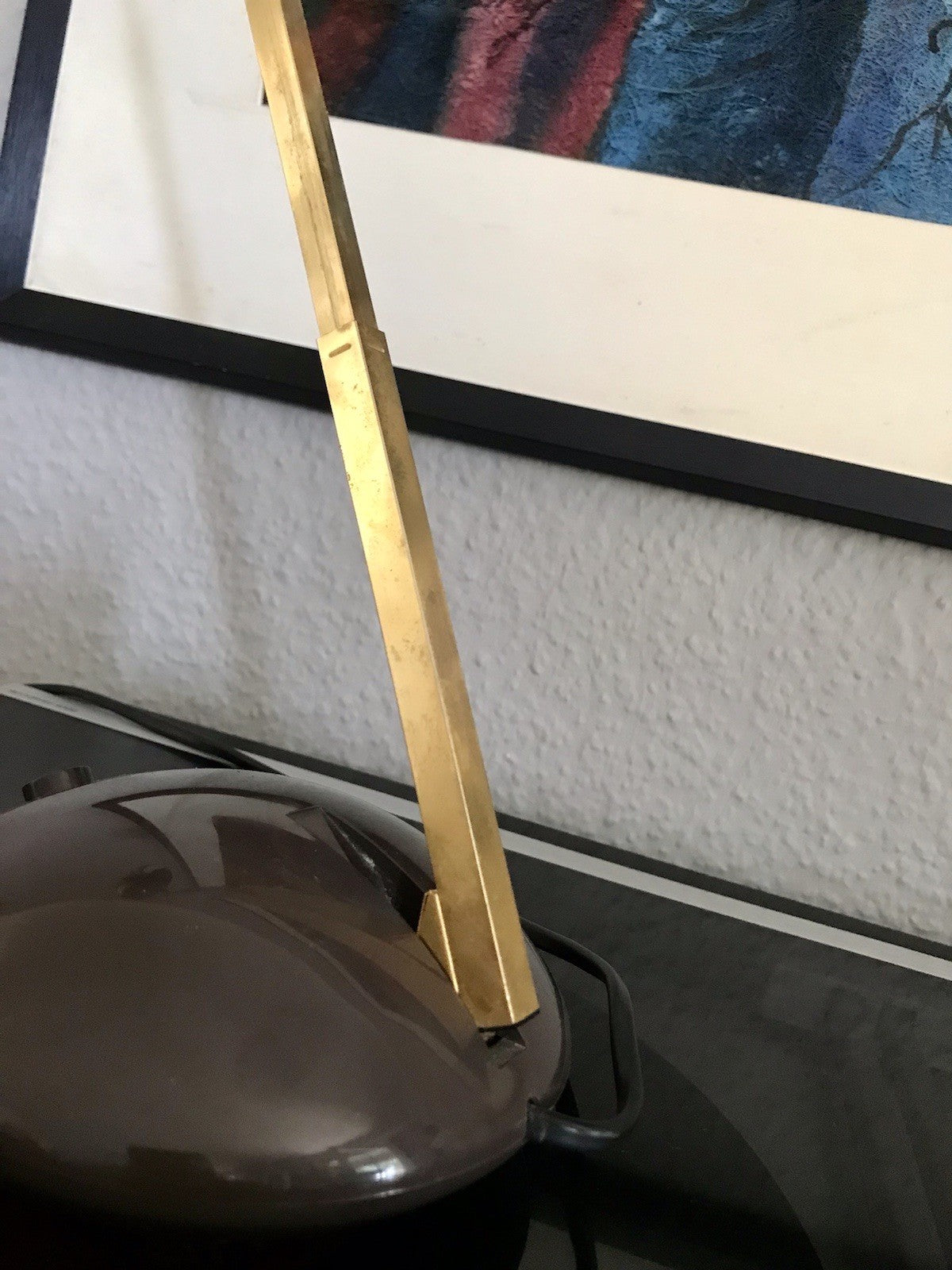 Vintage Space Age 60er 70er Tischleuchte Lampe Leuchte Eyeball veaun gold