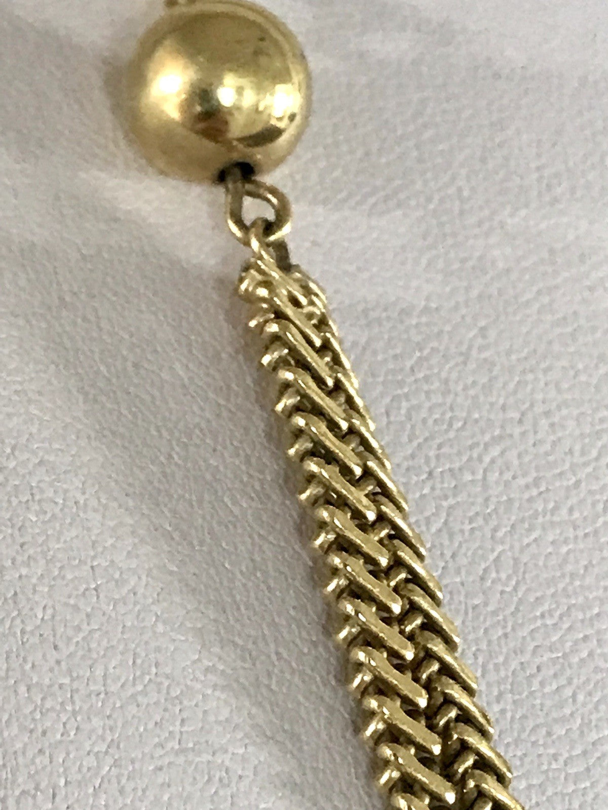Vintage lange Halskette Amerik. Doublè gold Massiv Sehr SCHÖN Andreas Daub