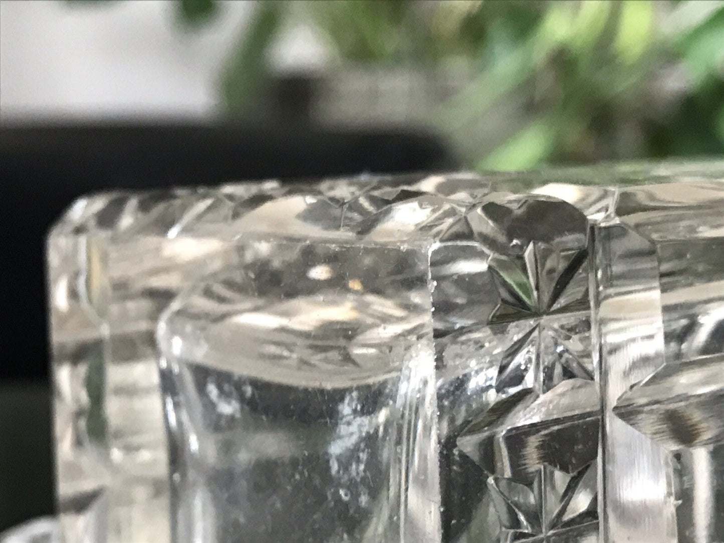 Antik Baccarat? SEHR EDEL 1 Flakon kleine Karaffe Bleikristall Schliff