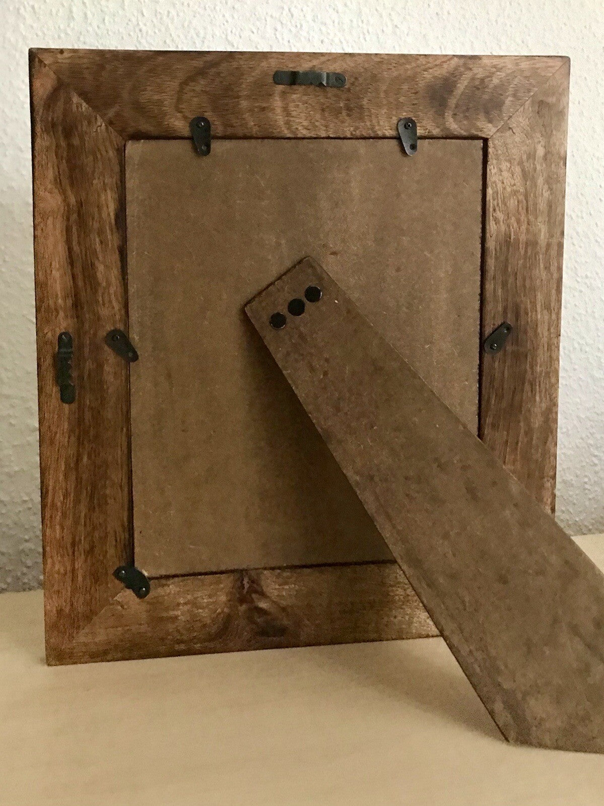 Mango Holz Bilderrahmen Stilvoll Kolonial Stil Stellen Hängen geschnitzt braun