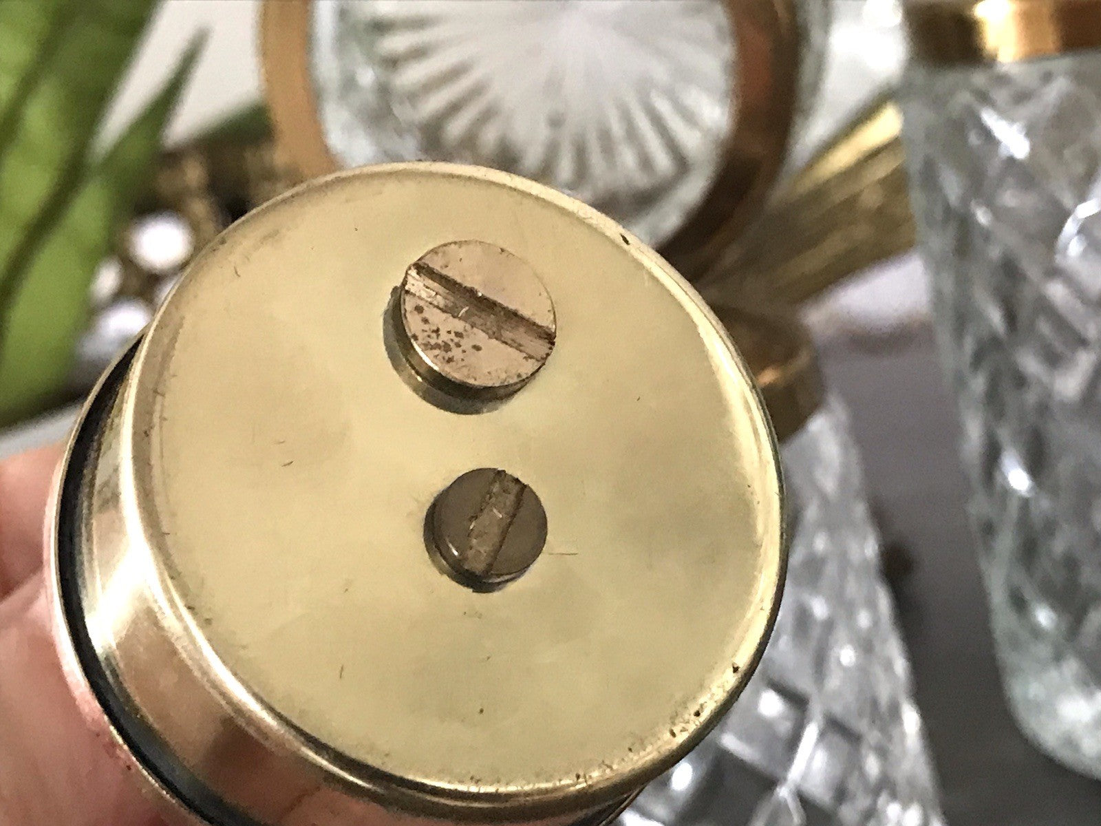 Antik ? alt Art Déco Vintage Baccarat Schnitt Bleikristall Edel 3tlg Raucherset