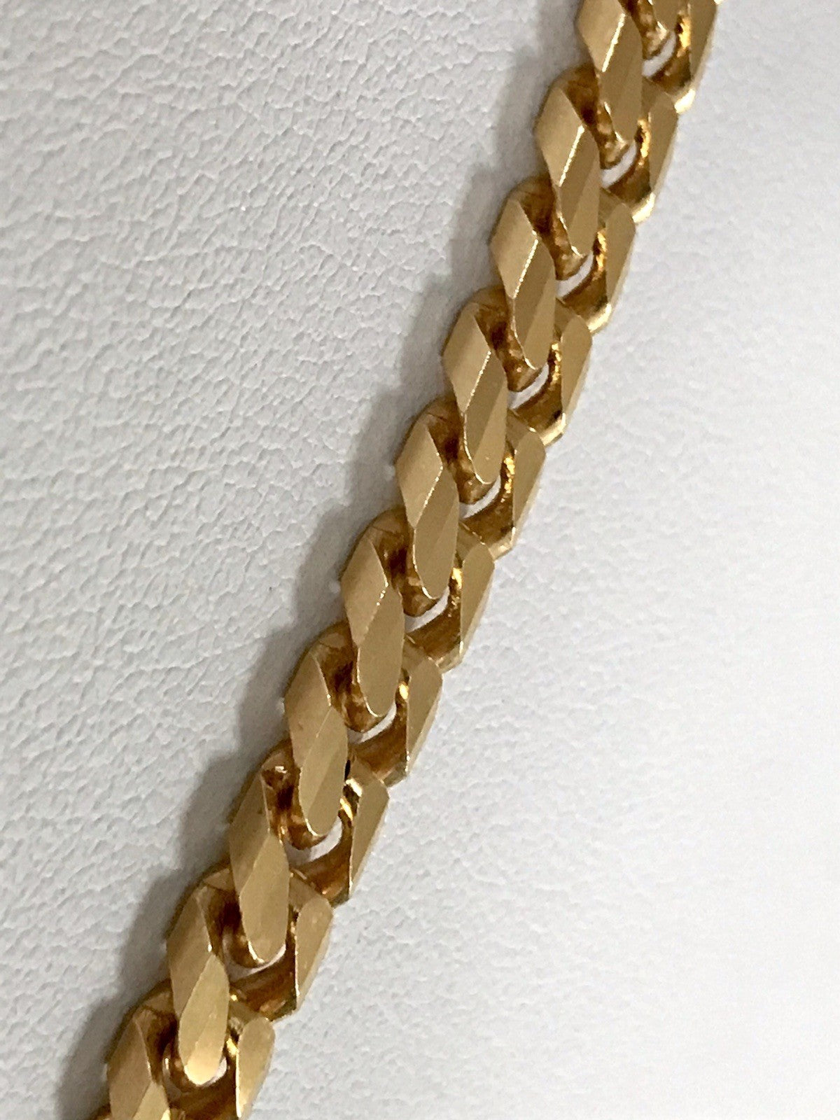 Vintage Halskette Amerik. Doublè gold SCHÖN Unisex Massiv