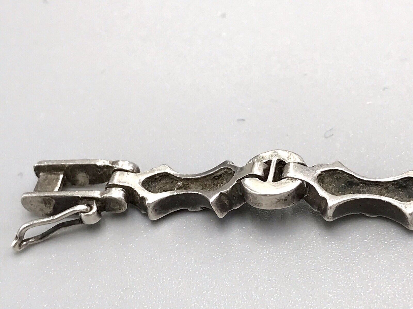 Vintage EDEL!!! Art Déco Stil 925 Silber Armbanduhr Damen Markasite wundervoll!
