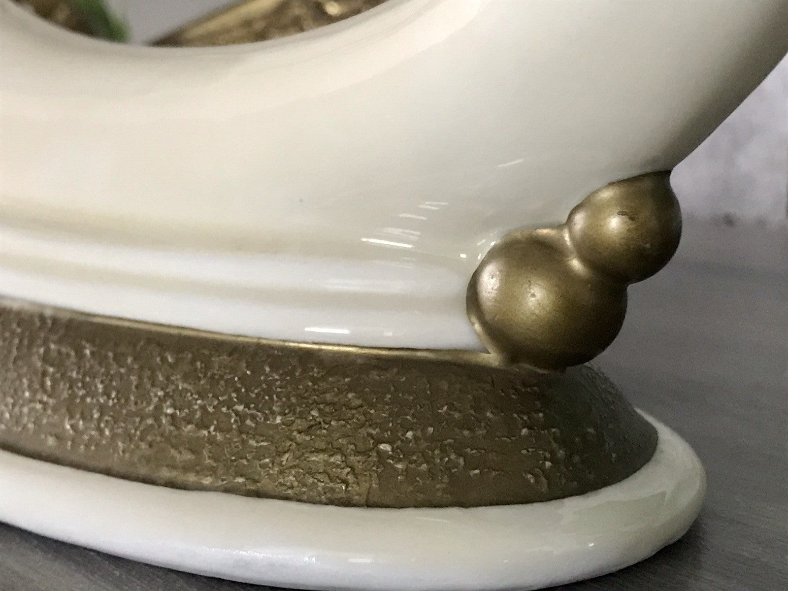 Antik Art Déco Porzellan Kerzenleuchter Neu-Tettau Edel Elfenbein