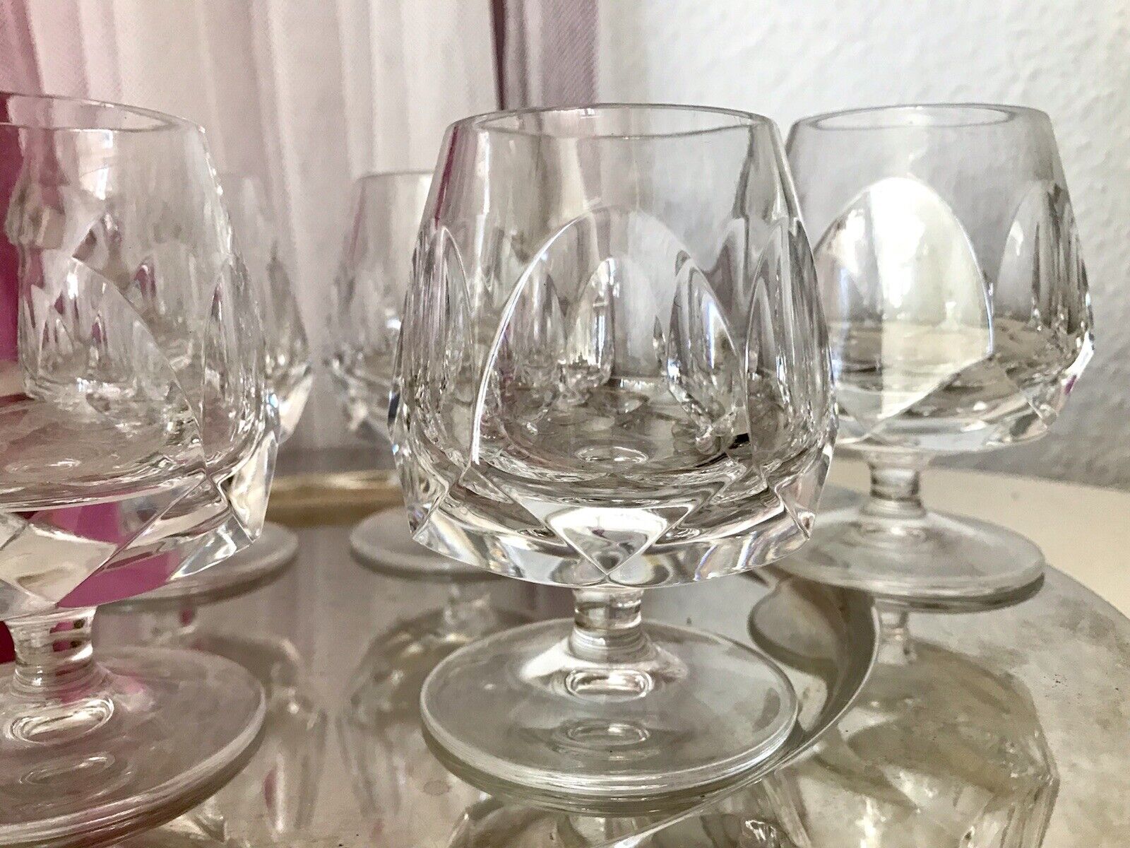 Vintage EDEL 6 Cognacschwenker Cognac Gläser Kristallglas Nachtmann Alexandra