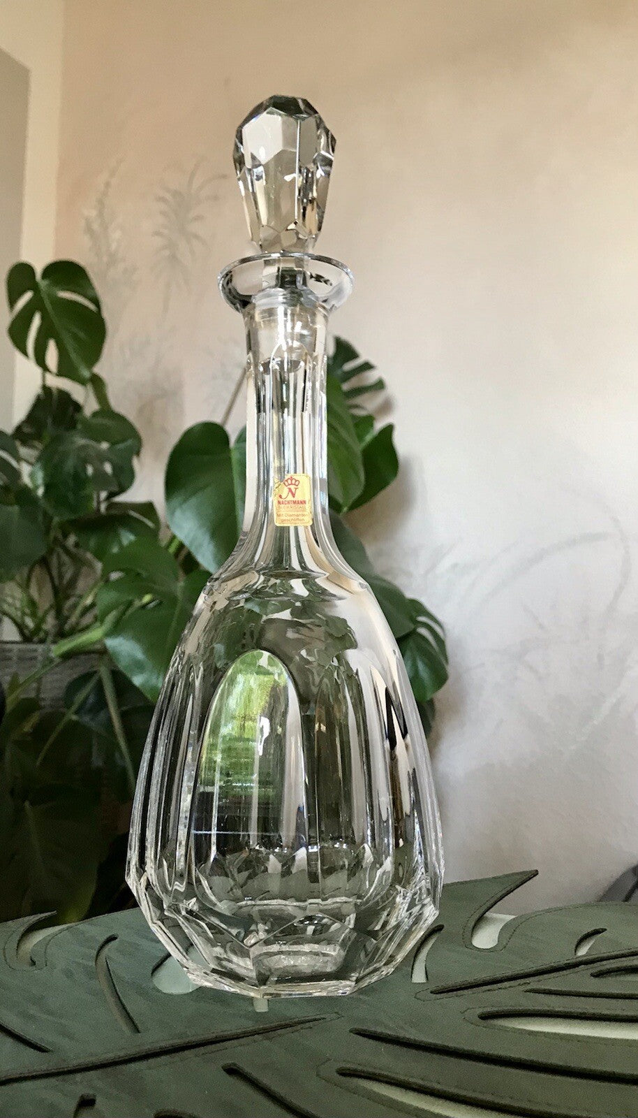 Vintage Nachtmann Antika Kristallglas Bleikristall Karaffe Dekanter EDEL