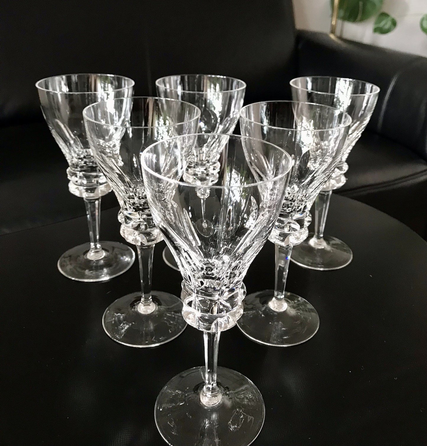 Vintage Set á 6St. & Set à5 St. EDEL Weingläser Gläser Kristallglas Bleikristall