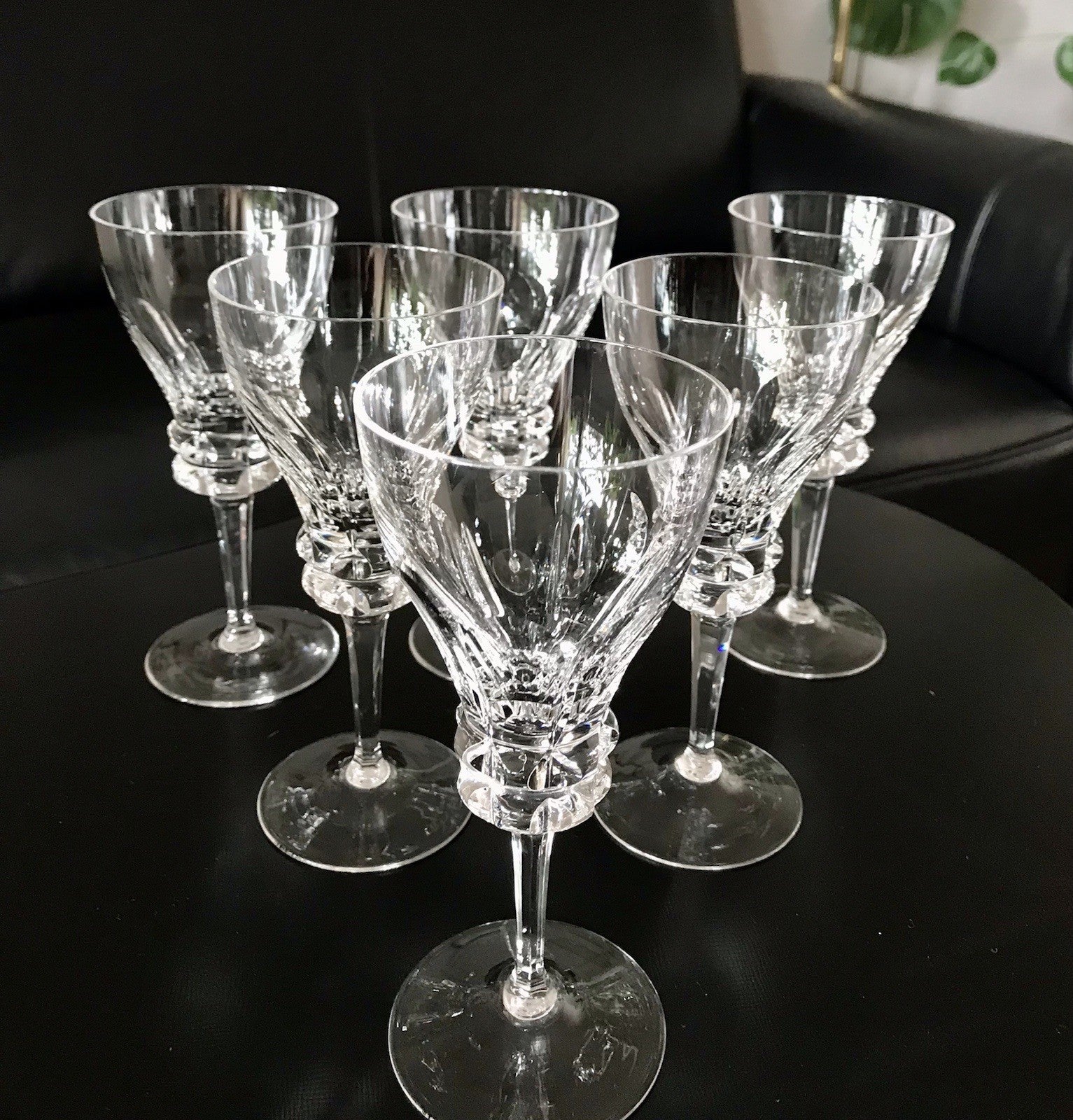 Vintage Set á 6St. & Set à5 St. EDEL Weingläser Gläser Kristallglas Bleikristall