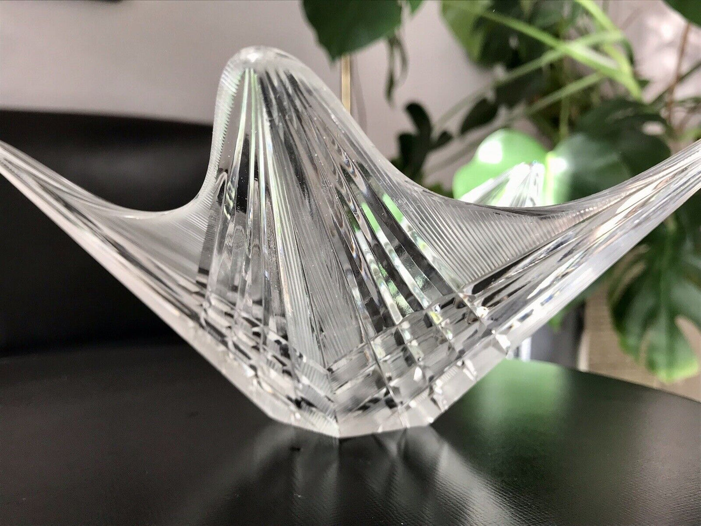 Jan Gabrhel Edel 60‘s Vintage Designer Glas Schale Kristallglas Sklarna Chlum