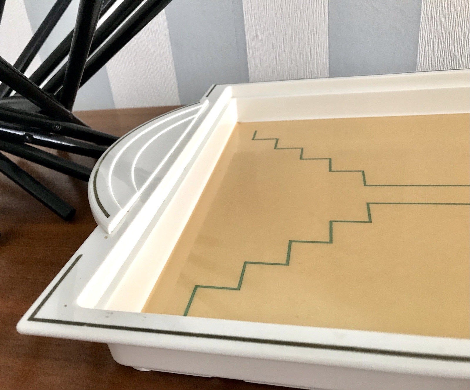 Vintage Designer Tablett Serviertablett 80’s Jahre WMF Jo Laubner Design