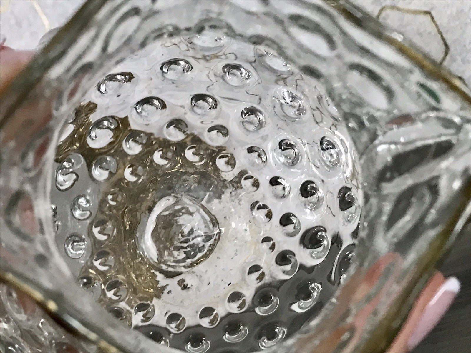 Anti Krug Glaskrug Kanne Karaffe Nuppen Abriss Zwar&Neugebauer Weißwasser 0,6 L