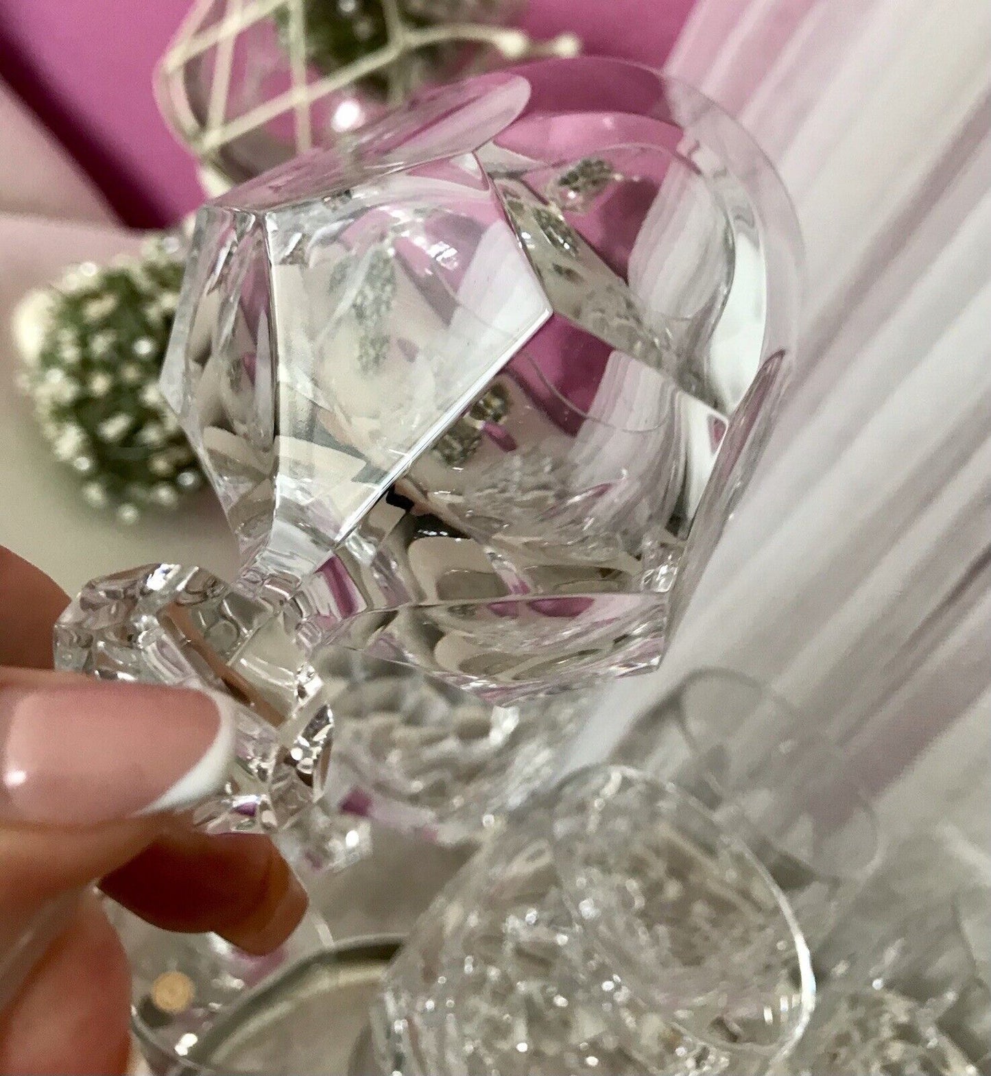 Vintage SEHR EDEL 6 Weingläser Gläser  Kristallglas Nachtmann Alexandra