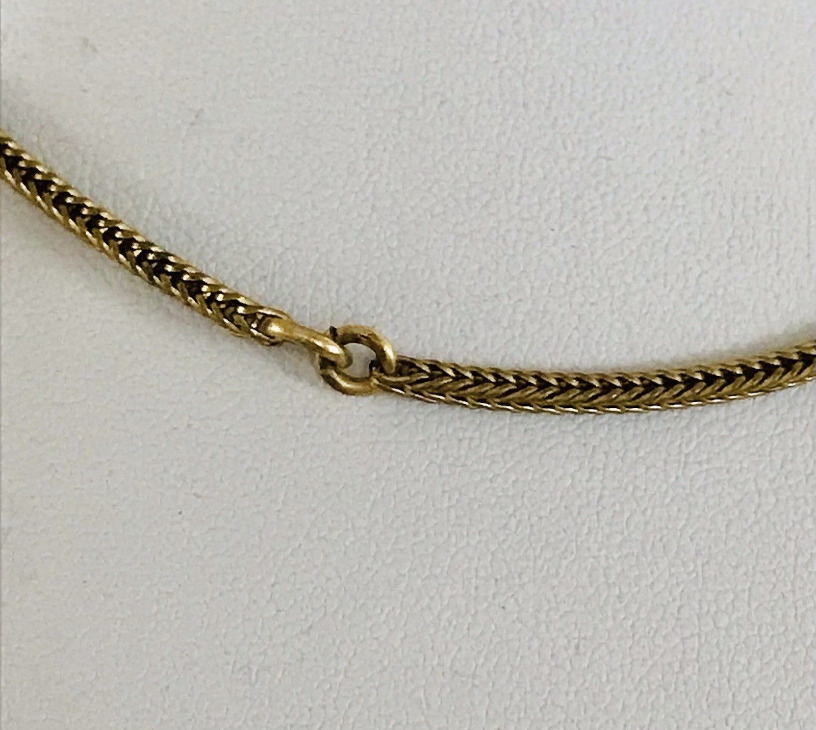 Vintage 60er Halskette Amerik. Doublè gold Steine Bernstein? Achate? SCHÖN