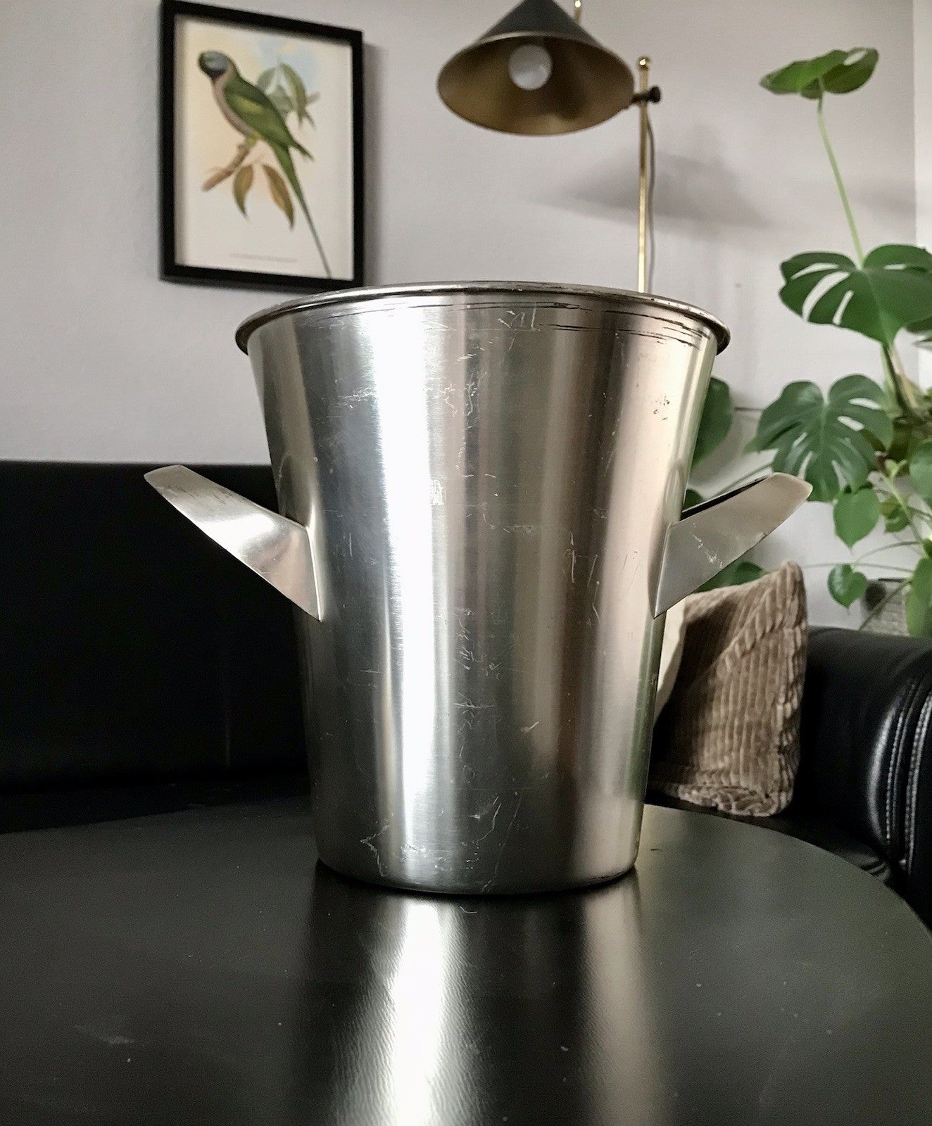 Vintage alt WMF Sekteimer Weinkühler Eiseimer versilbert Wagenfeld Ära