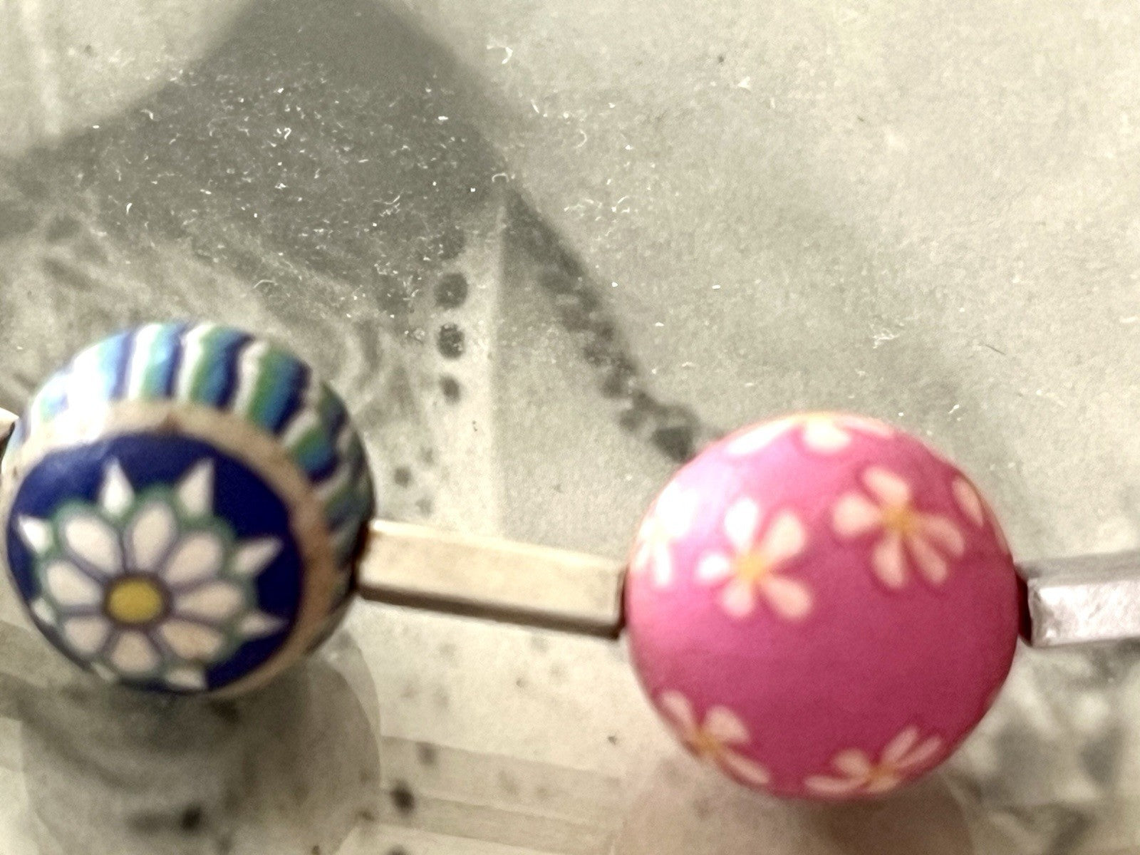 Swatch Bijoux Pila Halskette Damen Mädchen Edelstahl bunte Polymer Perlen Kette