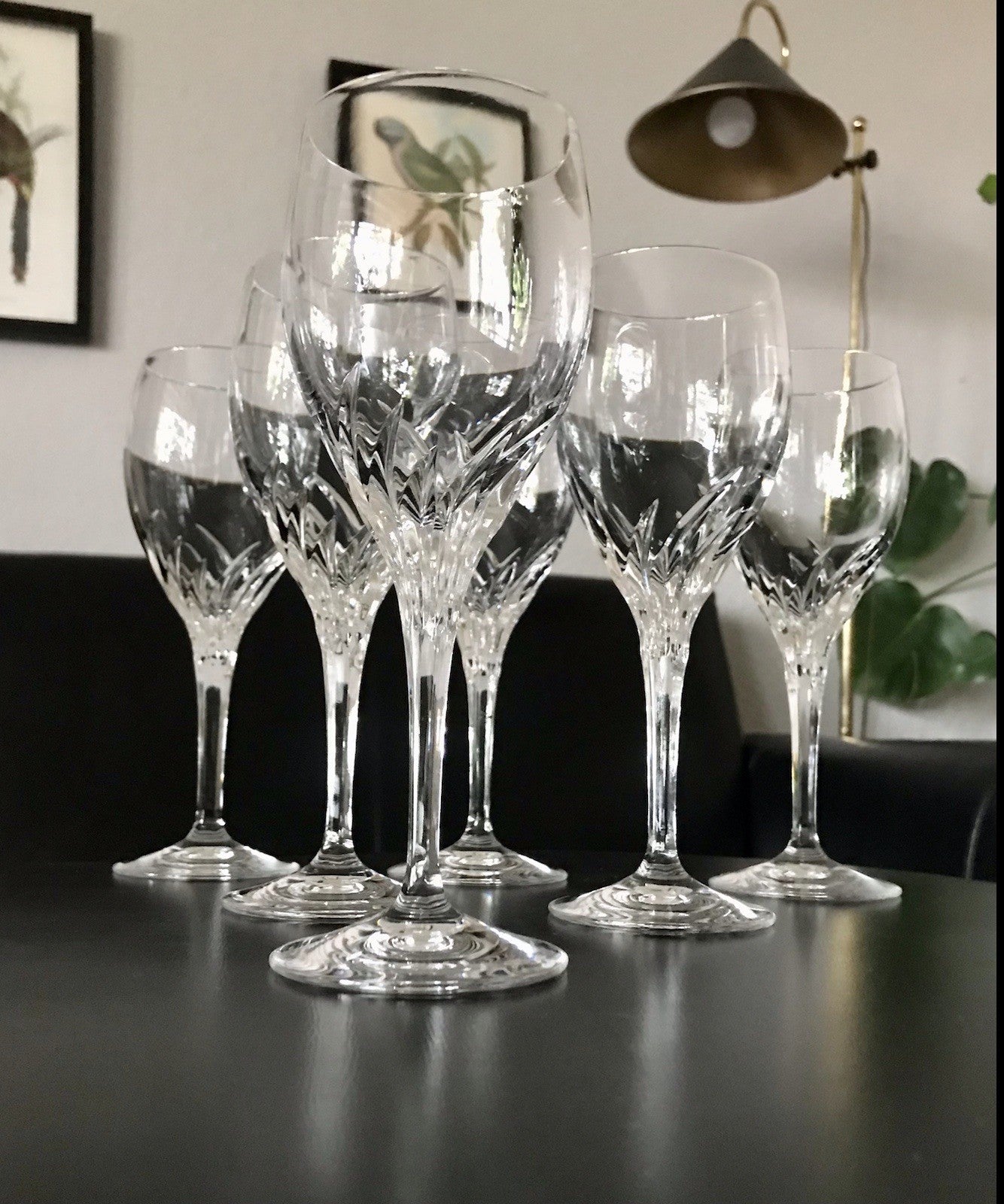 EDEL 6 Weingläser Gläser  Kristallglas Nachtmann Yvonne Bleikristall