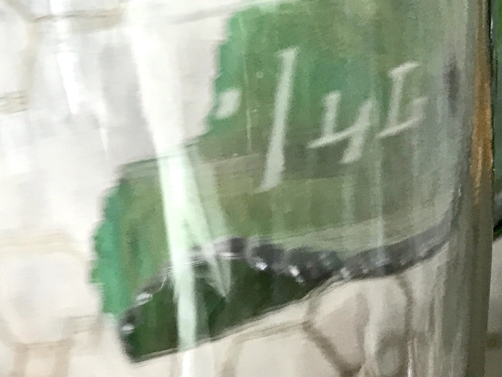 Antik 6 Fußbecher Becher Weinglas Pokalglas Glas ~ 1900 Eichstrich mundgeblasen