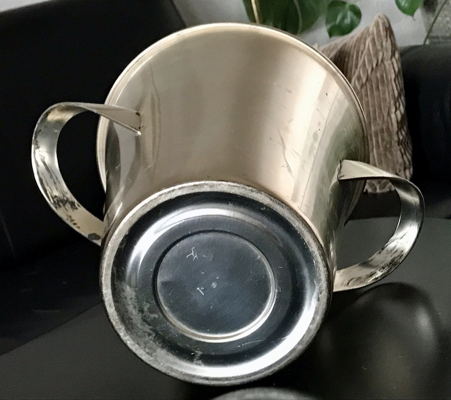 Vintage alt WMF Sekteimer Weinkühler Eiseimer versilbert Wagenfeld Ära