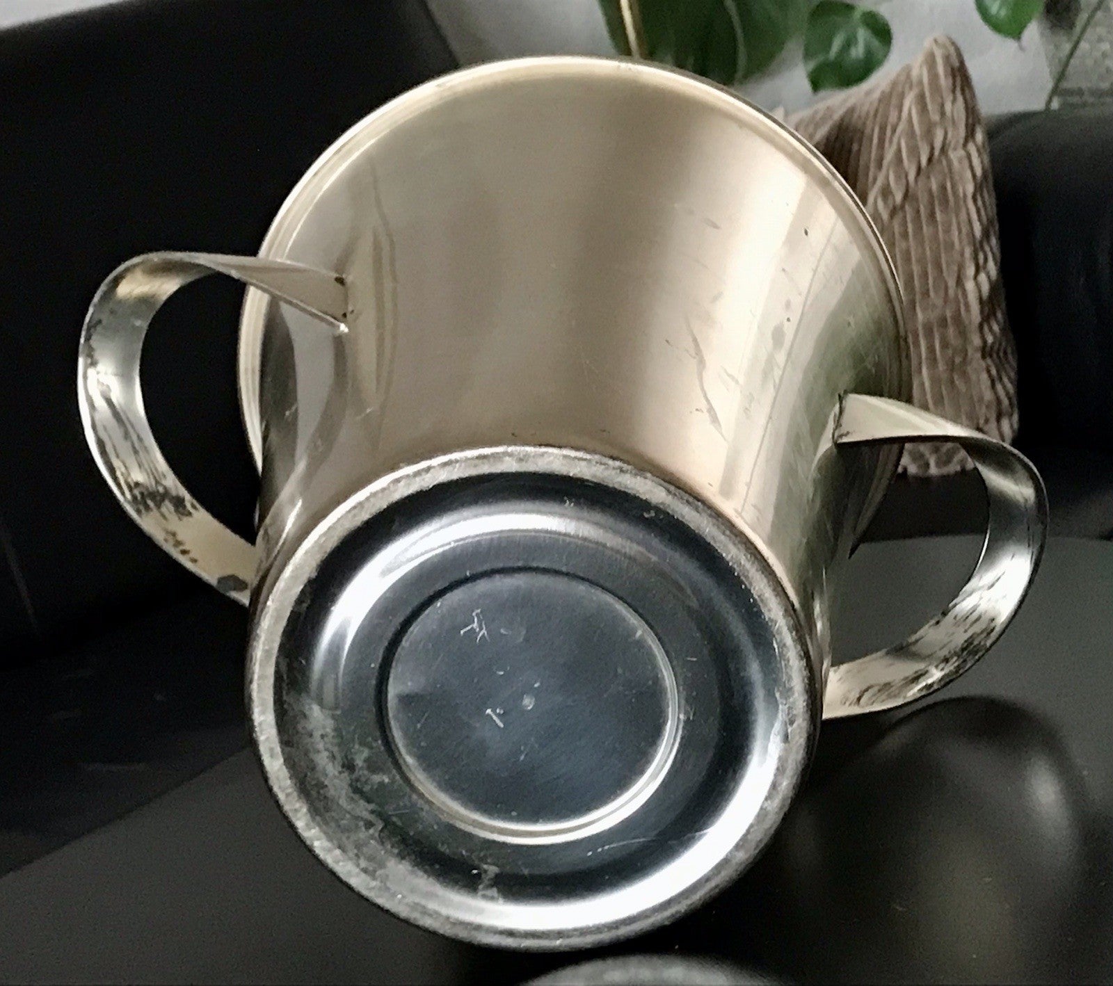 Vintage alt WMF Sekteimer Weinkühler Eiseimer versilbert Wagenfeld Ära