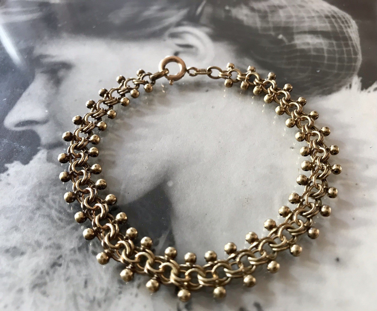 Vintage Armband vergoldet Amerik. Doublè  SCHÖN! FBM