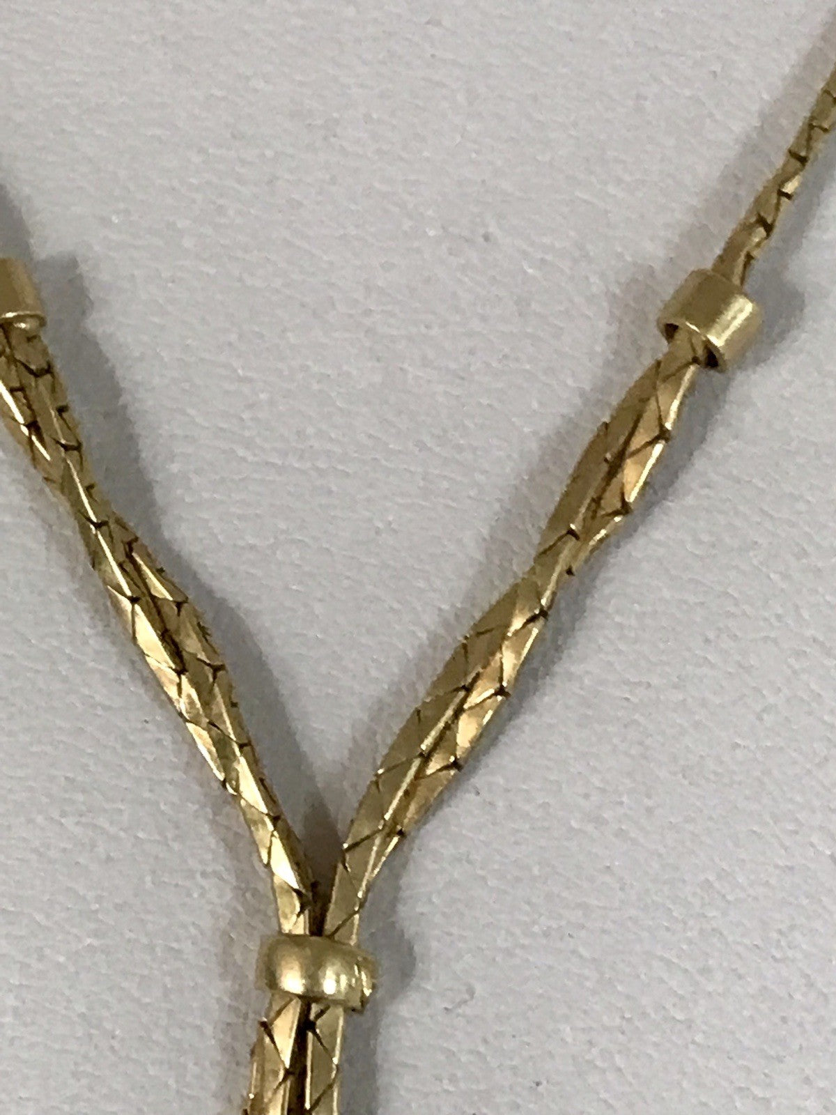 Vintage 60er Collier Halskette Amerik. Doublè gold SCHÖN Kette Damen