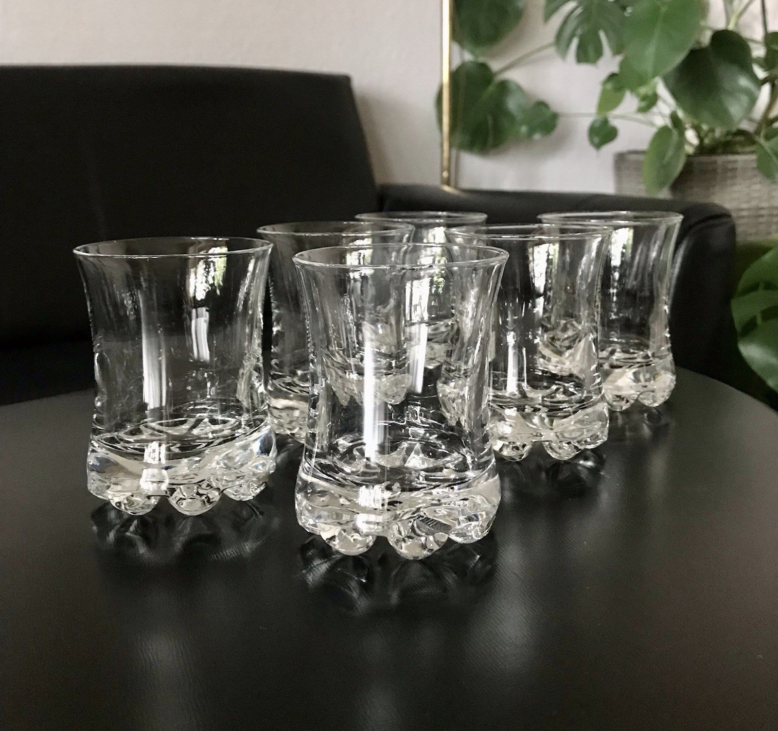 Vintage 6 Luigi Bormioli Light&Music Wasser Whisky? Gläser Kristallglas Glas