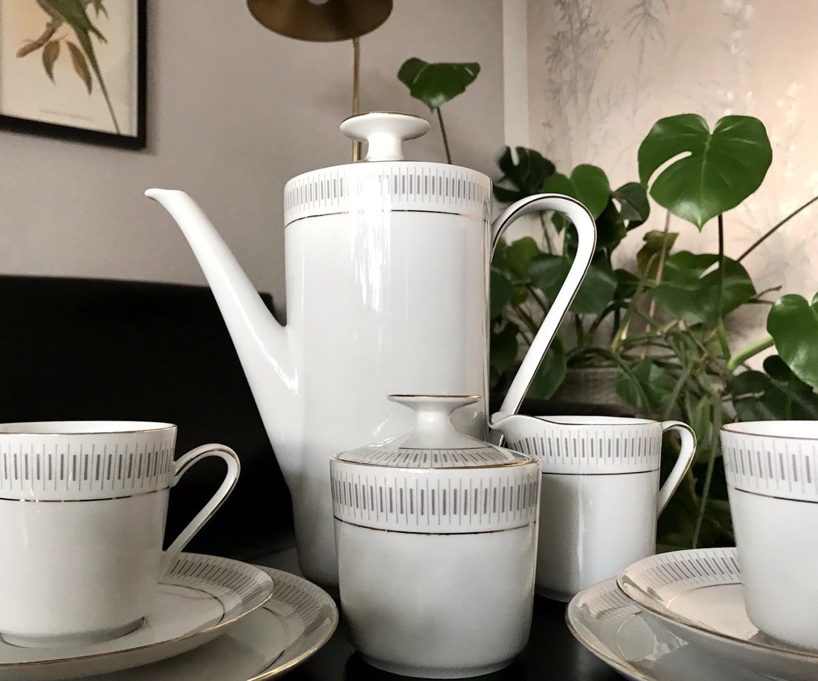 Vintage 60er Porzellan Eschenbach Kaffeeservice  11 Personen +