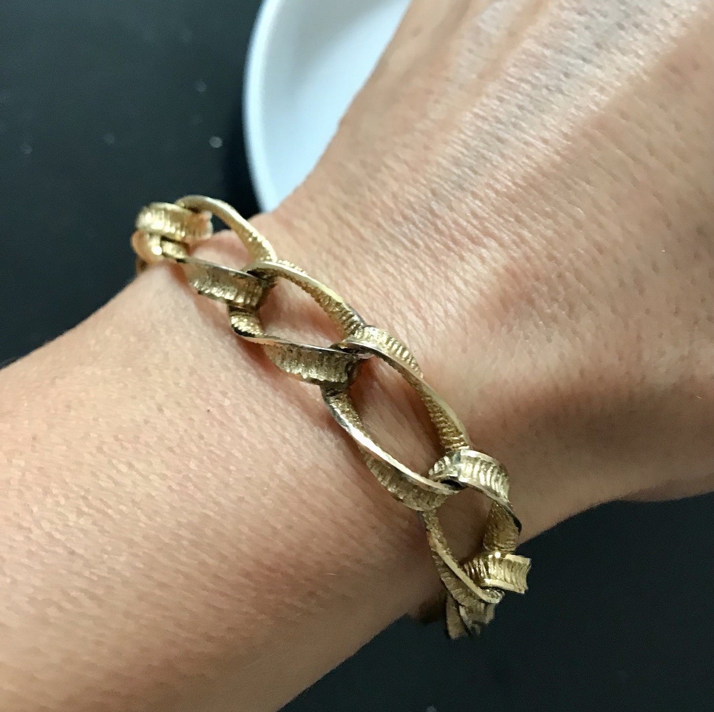 Vintage Armband vergoldet Amerik. Doublè Andreas Daub SCHÖN!