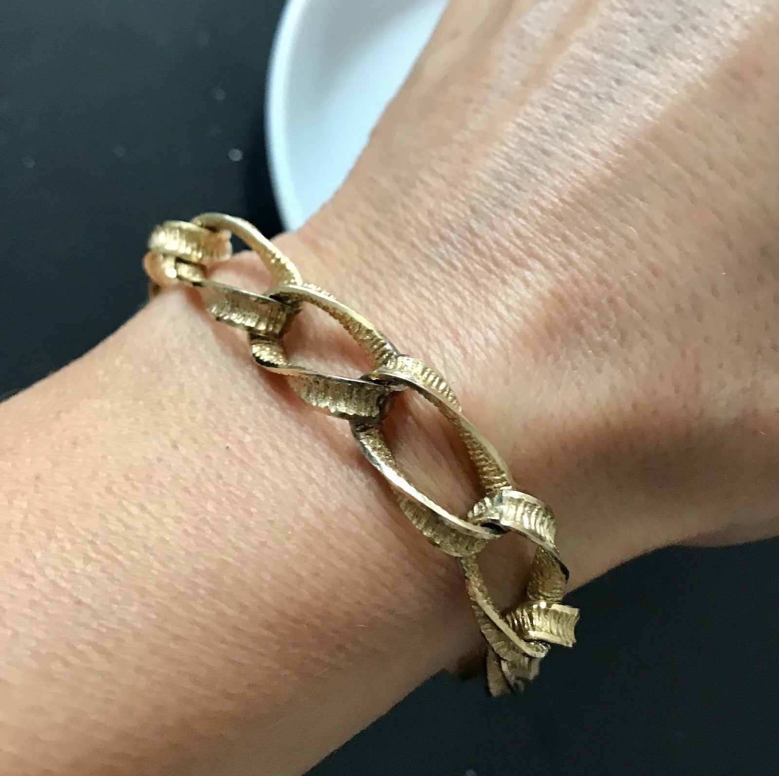 Vintage Armband vergoldet Amerik. Doublè Andreas Daub SCHÖN!