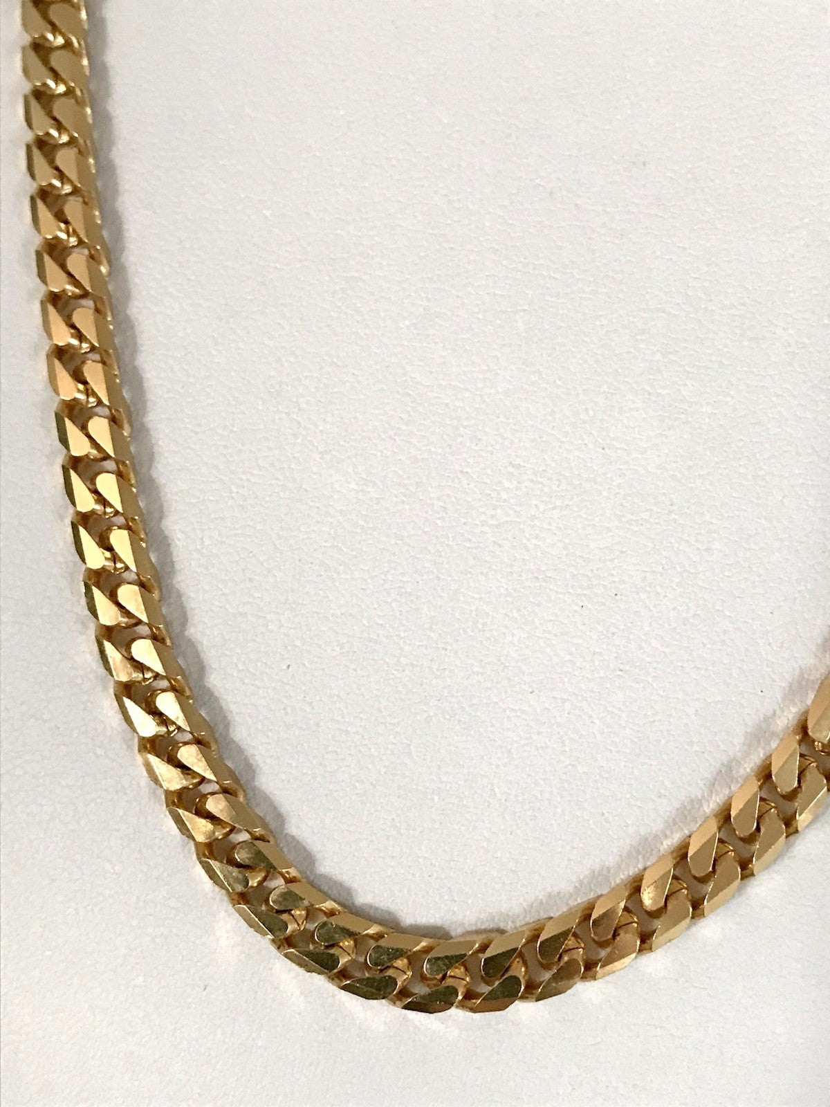 Vintage Halskette Amerik. Doublè gold SCHÖN Unisex Massiv