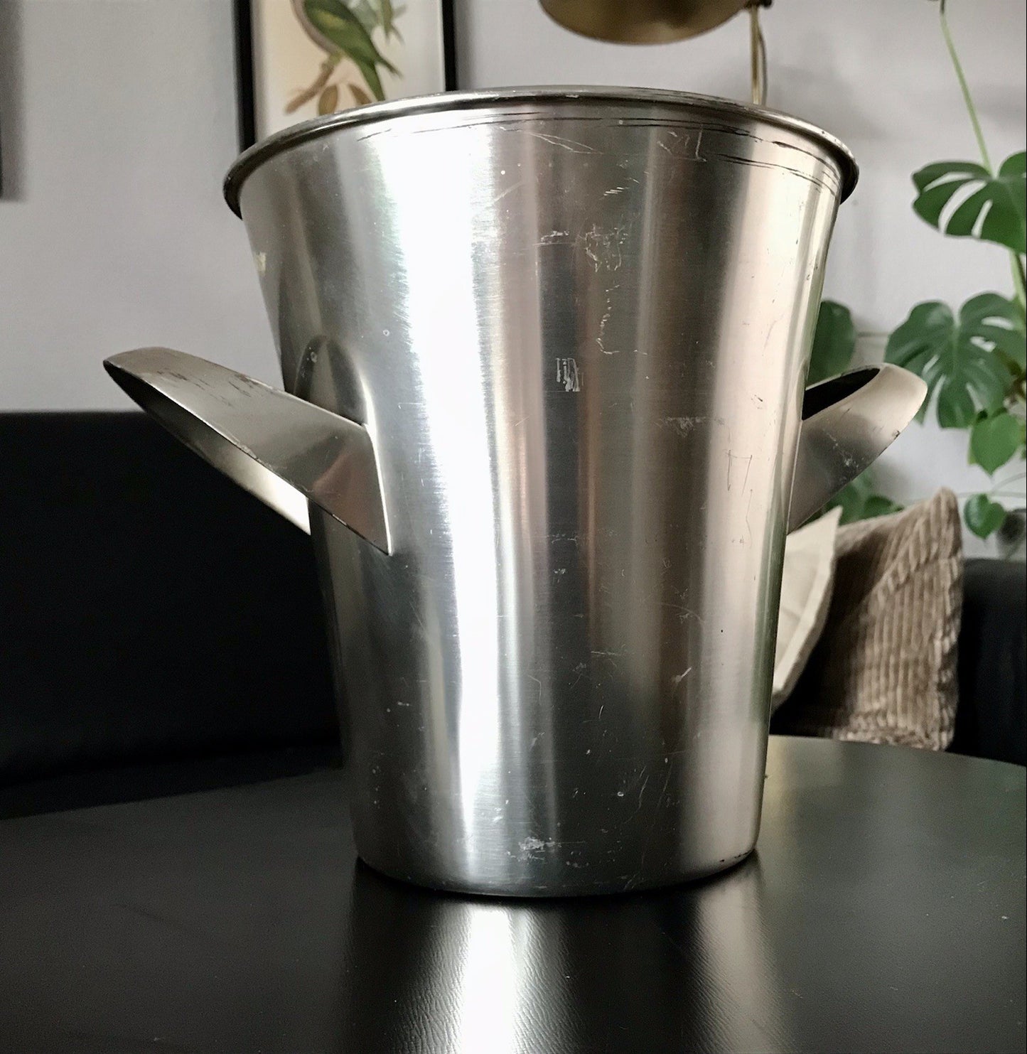 Vintage alt WMF Sekteimer Weinkühler Eiseimer versilbert Wagenfeld Ära