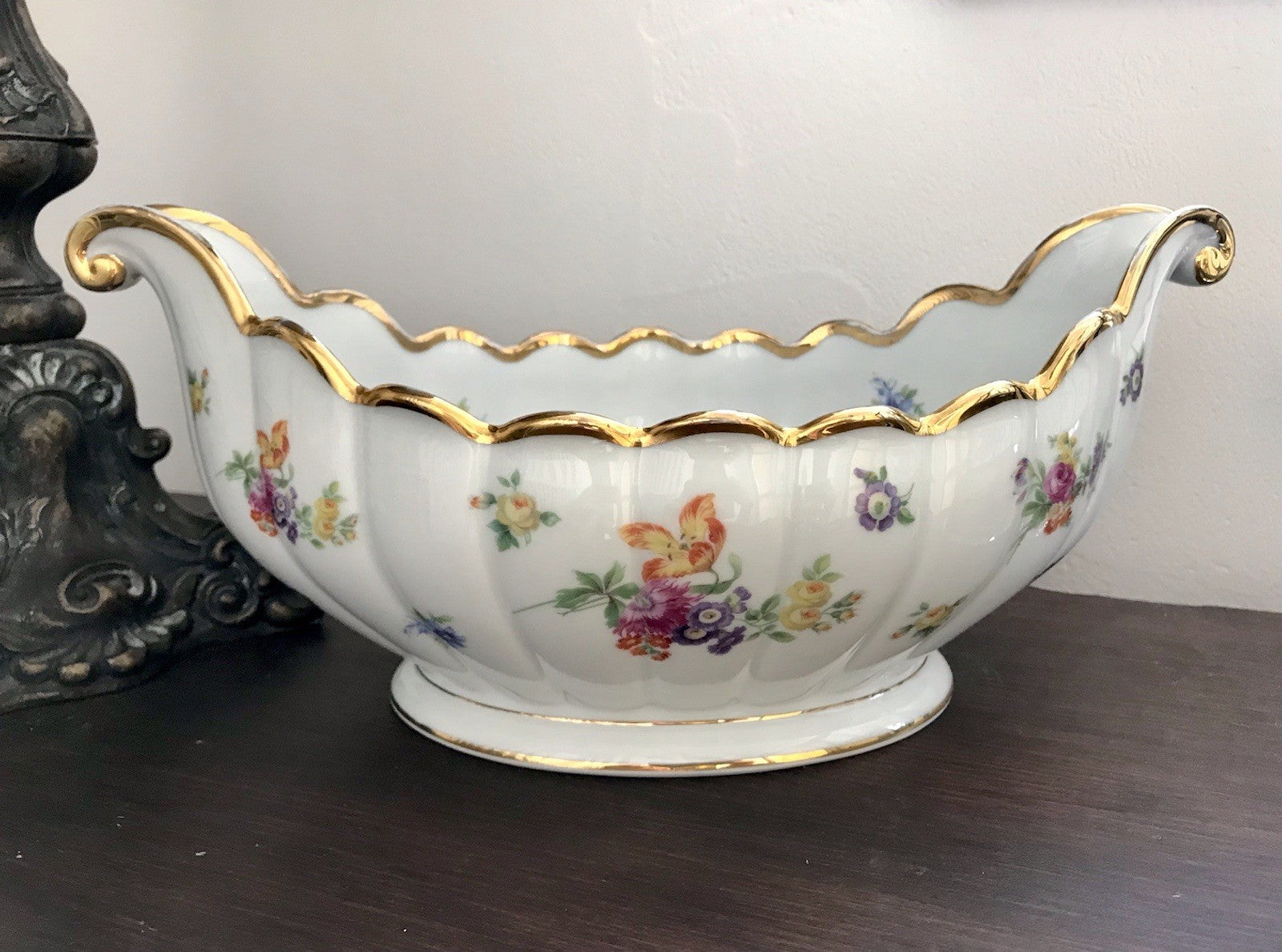 Antik Art Déco Edel Porzellan Zierschale Schale Jardiniere  Prunkschale Thomas