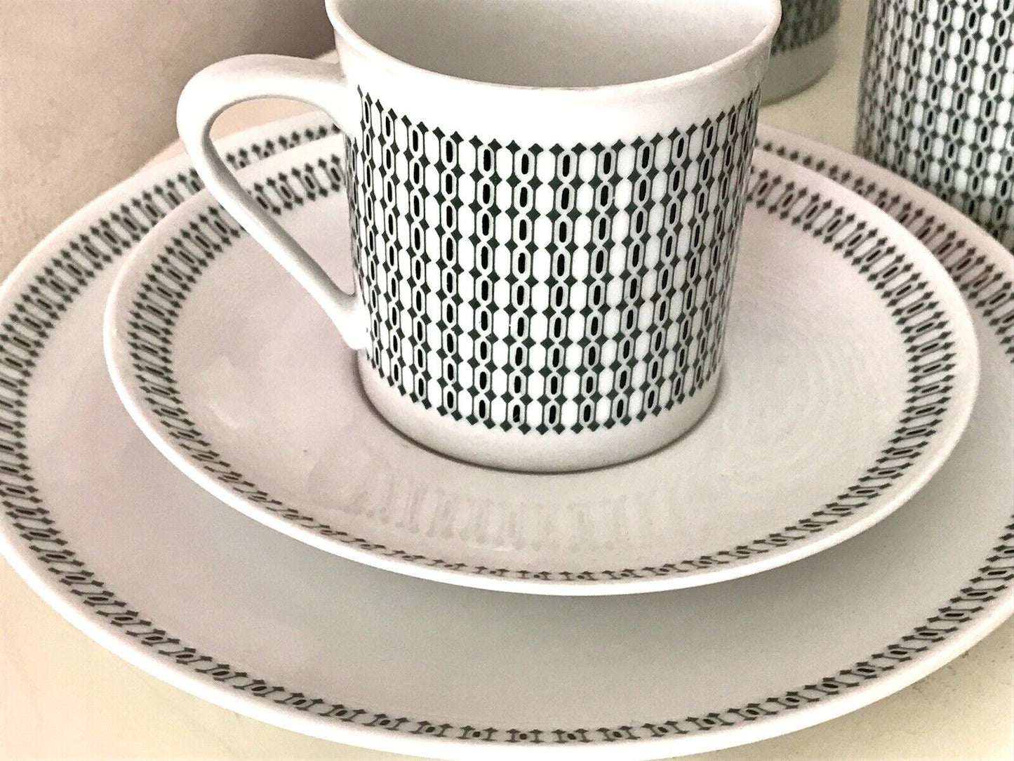 Vintage 60er Porzellan Eschenbach Kaffeeservice Tète a Tète 2 Personen