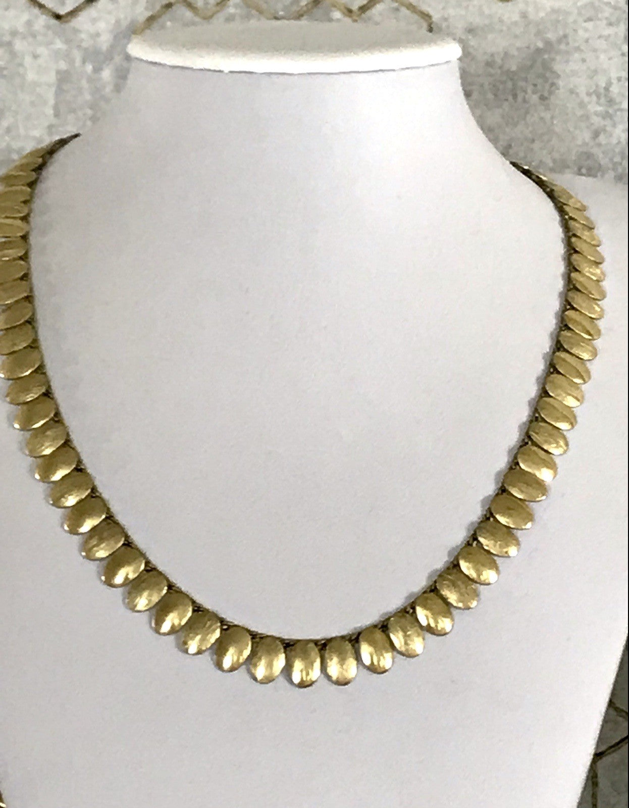 Vintage 60er Collier Halskette Amerik. Doublè gold SCHÖN